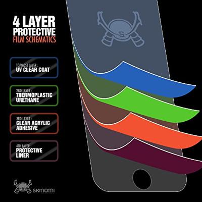 Skinomi TechSkin - Screen Protector voor 38mm Apple Watch Series 2 & Serie 3 - Bedekt het scherm en is waterbestendig
