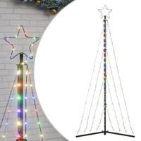 VidaXL Led-kerstboom 339 leds kleurrijk 187 cm - thumbnail