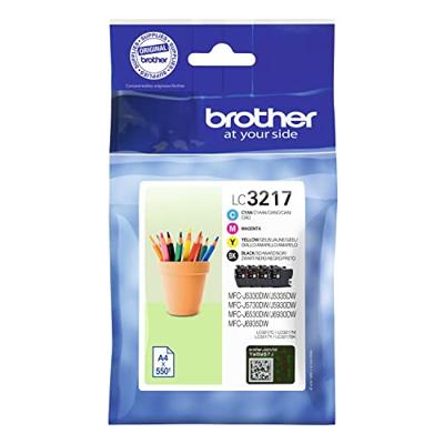Originele inktcartridge Brother LC3217VAL Multicolour Zwart/Cyaan/Magenta/Geel - thumbnail