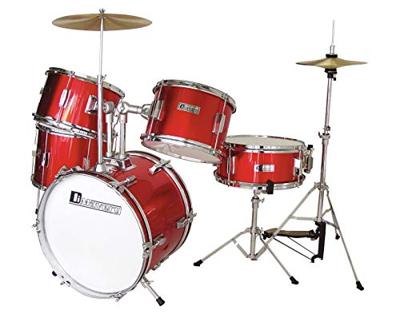 DIMAVERY JDS-305 Kids Drum Set, red