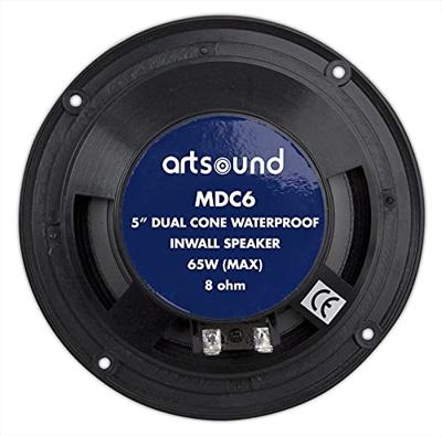 Artsound: MDC6 Waterproof Inbouw Speakers 2 stuks - Zwart Artsound: MDC6 Waterproof Inbouw Speakers 2 stuks - Zwart