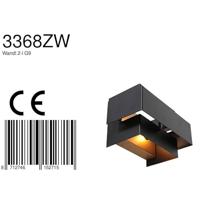 Steinhauer Zwarte wandspotMuro langwerpig - 3368ZW - thumbnail