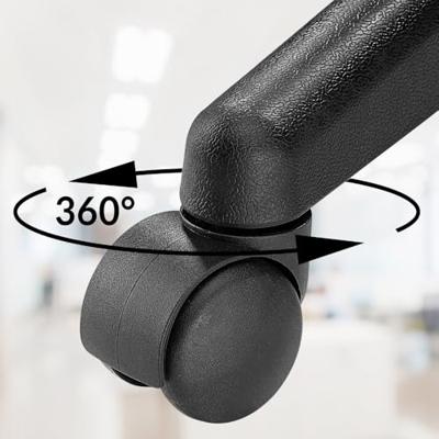 Monzana Bureaustoel - draaistoel - kruk met gestoffeerde zitting in grijs Monzana Bureaustoel - draaistoel - kruk met gestoffeerde zitting in grijs