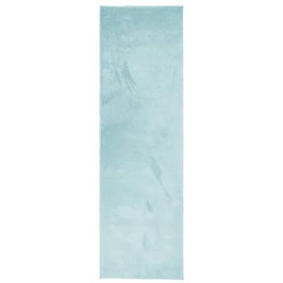 VidaXL Vloerkleed oviedo laagpolig 80x250 cm groen