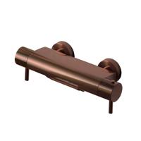 Badkraan Hotbath Cobber Thermostaat Waterval Uitloop Geborsteld Koper PVD - thumbnail
