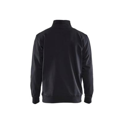 Blåkläder Sweatshirt Jersey 1/2 rits 33651048 | Zwart | Maat XXL - 7330509475751