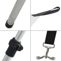 Schaduwdoek T-top 170x208x(115-183) cm wit - thumbnail