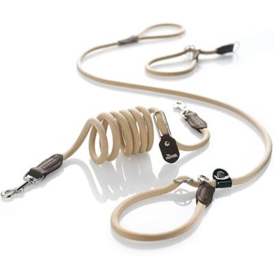 Hunter retrieverlijn met stop freestyle beige
