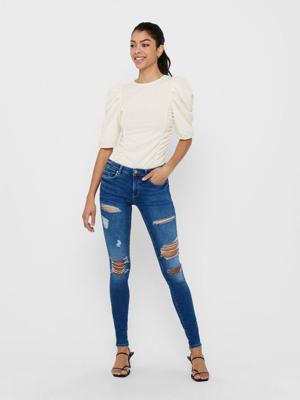 ONLY 15224889 Top Ronde hals Lange mouwen Katoen, Elastaan