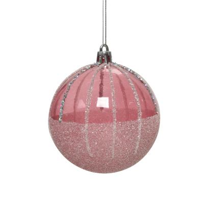 Kerstbal kunststof d8 cm a2 kerst D Decoris - Decoris