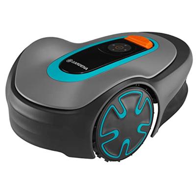 GARDENA robotmaaier sileno minimo 250 (grijs/turquoise, 250 m², li-ion accu + basisstation inbegrepen, bluetooth)