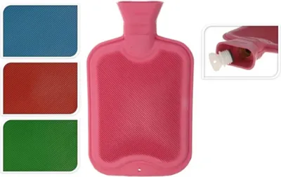 Warmwaterkruik - diverse kleuren - 2 liter