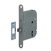 Nemef_YALE 1436 Kastslot | DM55mm | S | voorplaat staal gelakt 18x153mm afgerond | zamac nachtschoot | 1 sleutel | DR 1+2+3+4 - A000325595 - thumbnail