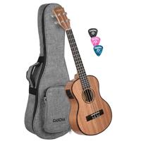 Cascha HH2048E Premium Mahogany E/A tenor ukelele set - thumbnail