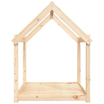 VidaXL Hondenmand 111x80x100 cm massief grenenhout