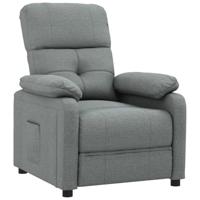 Fauteuil verstelbaar stof donkergrijs - thumbnail
