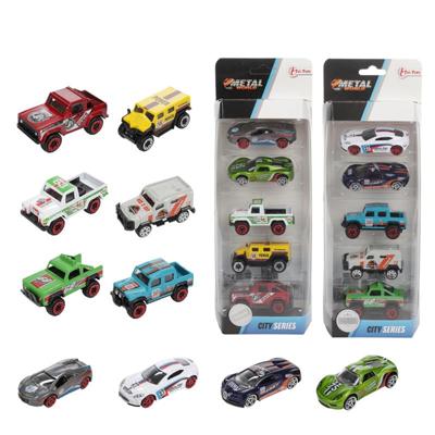 Toi-Toys Toi toys race/rally auto set 5-delig Toi-Toys Toi toys race/rally auto set 5-delig