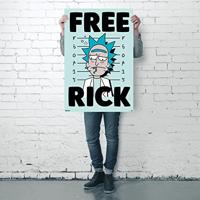 Poster Rick and Morty - Free Rick 61x91,5cm - thumbnail