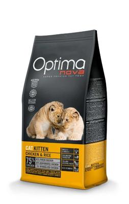 OPTIMANOVA Cat Kitten Chicken & Rice - droog kattenvoer - 2kg