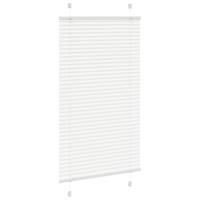 Pliss rolgordijn 80x150 cm stofbreedte 79,4 cm polyester wit - thumbnail