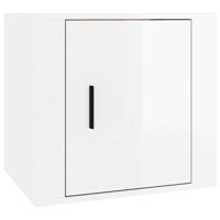 Nachtkastje 50x39x47 cm hoogglans wit - thumbnail