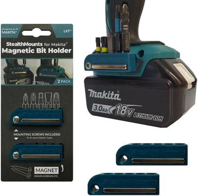 StealthMounts bithouder voor makita | blauw | 2 stuks - bh-mk-blu-2