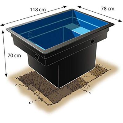 Quadra C1 voorgevormde vijver
