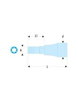 Facom schroevendraaierdop 1/2&apos; torx-schroeven t50 - SXM.50 - thumbnail