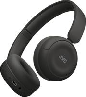 JVC draadloze hoofdtelefoon met 50 uur batterijduur, zachte oorkussens, opvouwbaar ontwerp, Bluetooth 5.3, multipoint-verbinding, EQ-app en ingebouwde microfoon – Mat Zwart - HA-S59W-B - thumbnail
