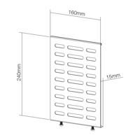 Neomounts NS-MBTC100 - Bevestigingscomponent (mediadooshouder) - zwart - voor NewStar NS-WMB200, NS-WMB300 - thumbnail