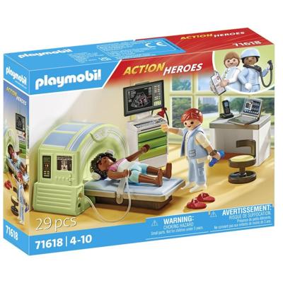 PLAYMOBIL Action Heroes MRI met patiënt 71618