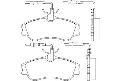 Remblokken set 2312401 Remblokken set 2312401