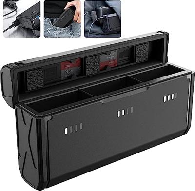 Telesin pocket oplaadbox voor GoPro 9/10/11/12 accu's met ruimte voor SD-kaarten