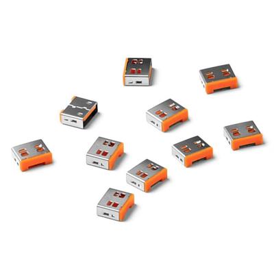 Smartkeeper UL03P1OR USB-A-poortslot Set van 10 stuks Oranje Zonder sleutel Smartkeeper UL03P1OR USB-A-poortslot Set van 10 stuks Oranje Zonder sleutel