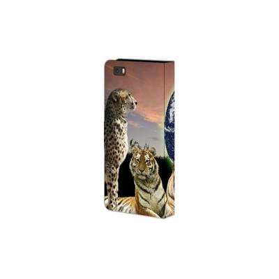 Huawei Ascend P8 Lite | Telefoonhoesje | Met pasjeshouder | Roofdieren Huawei Ascend P8 Lite | Telefoonhoesje | Met pasjeshouder | Roofdieren