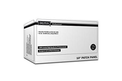 Digitus DN-91512S 12 poorten Netwerkpatchpaneel 254 mm (10) CAT 5e 1 HE Zwart Niet ingericht