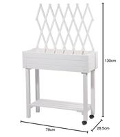 dobar Moestuinbak met rek (Wit) - thumbnail