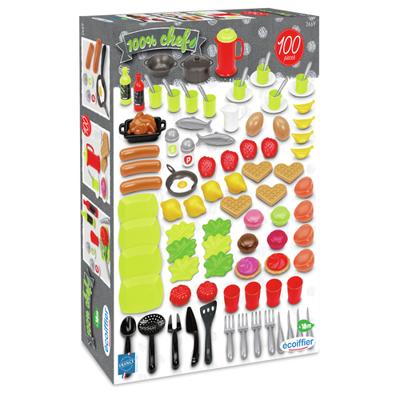 Speelgoedeten Ecoiffier 100 Onderdelen