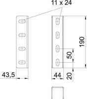 OBO Bettermann 6018505 U-steun Metaal 1 stuk(s) - thumbnail