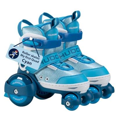 Hudora rolschaatsen my first quad blauw, maat 26-29 - thumbnail