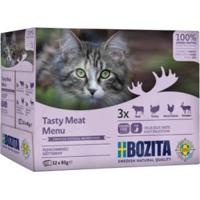 Bozita vlees multipack natvoer kat 12 x 85 g - thumbnail