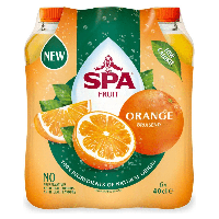 Spa - Fruit Sparkling Orange - 6x 400ml - thumbnail