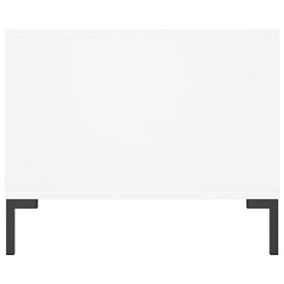 Salontafel 90x50x40 cm bewerkt hout wit