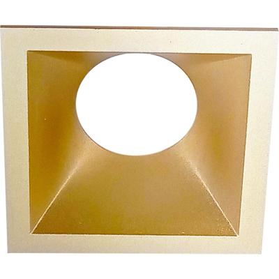 Vierkante Spot Ring - Mat Goud - Pragmi Cliron Compatibel