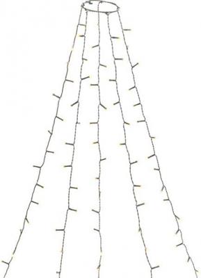 Konstsmide 6482-820 LED-boommantel Binnen Energielabel: F (A - G) werkt op stekkernetvoeding Aantal lampen 240 LED Barnsteen Verlichte lengte: 3 m Timer