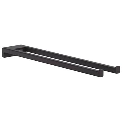 Hansgrohe AddStoris handdoekhouder 44,5x8x3,2cm mat zwart Hansgrohe AddStoris handdoekhouder 44,5x8x3,2cm mat zwart