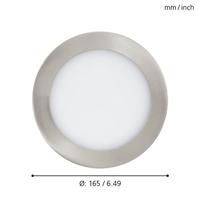 Eglo Plafonnière Zigbee Fueva-Z Ø 16,5cm RVS 900113 - thumbnail