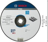 Bosch Accessories Standard for Metal 2608619776 Doorslijpschijf gebogen 230 mm 1 stuk(s) Metaal - thumbnail