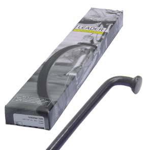 Roland Spaken 284-13 sapim leader ø2.33mm fg 2,6 - zwart rvs (100 stuks)