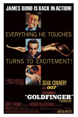 Poster James Bond - Goldfinger 61x91,5cm